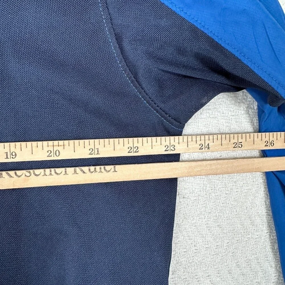 Merrell Windbreaker Jacket Mens Large Blue Zip Up Outdoors‎ Hiking Multi Pockets
